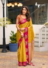 Madhavi By LT Weaving Satin Embroidery Sarees Exporters In India
